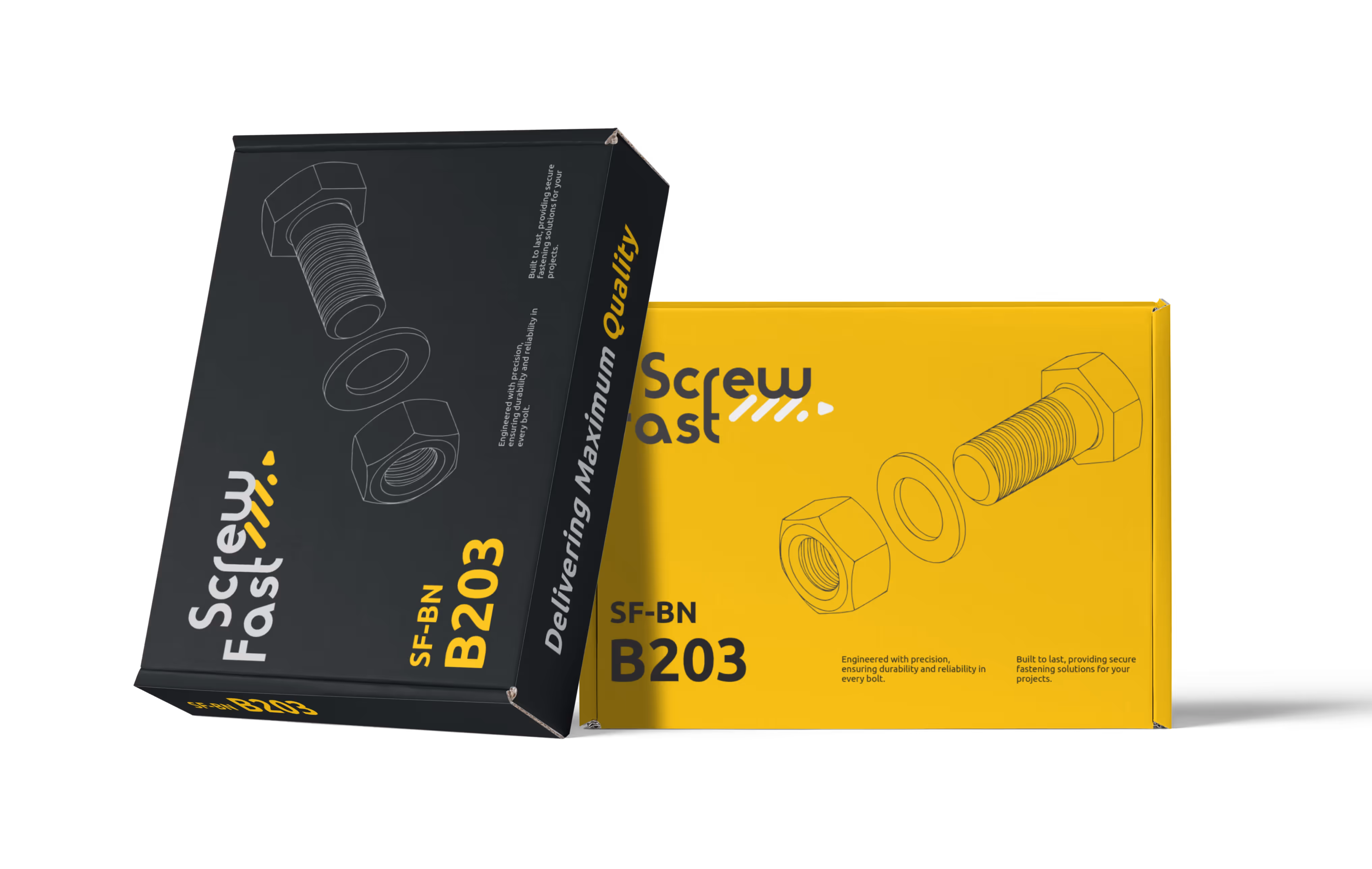 Pile de boîtes de produits YuLin contenant des outils matériels assortis